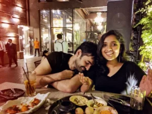 Ram Pothineni with her sister in law